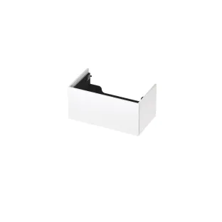 INK washbasin cabinet push to open - lacquered - 1 drawer - 80x45x37.6 cm - High-gloss white