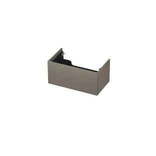 INK washbasin cabinet push to open - lacquered - 1 drawer - 80x45x37.6 cm - Matt taupe