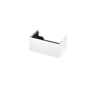 INK washbasin cabinet push to open - lacquered - 1 drawer - 80x45x37.6 cm - Matt white