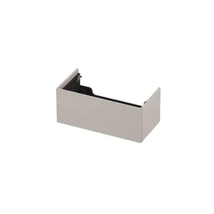INK washbasin cabinet push to open - wood decor - 1 drawer - 90x45x37.6 cm - Ivory oak