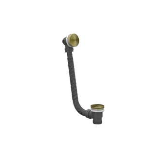 IVY - bath drain with overflow filling combination - RVS316 brushed matt gold PVD