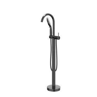 IVY - Bond - Freestanding bath mix tap - swivel spout - 3-position hand shower - Black chrome PVD