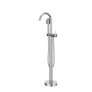 IVY - Bond - Freestanding bath mix tap - swivel spout - satin spray hand shower - Chrome