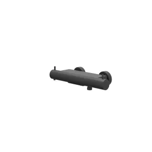 IVY - Bond - Bath thermostat tap surface-mounted cooltouch with cascade spout - Matt black PED