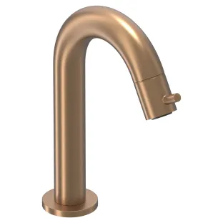 IVY Bond Fountain tap curved standing model S - Brushed matt copper PVD