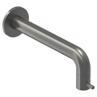 IVY Bond Fountain tap wall model 1/2" connection, shortenable - Brushed metal black PVD