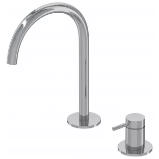 IVY Bond basin mix tap - 2-hole deck mounting - Chrome - Surface mounted - coldstart