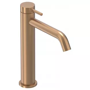 IVY Bond washbasin mix tap - M model - Brushed matt copper PVD - Surface mounted - coldstart