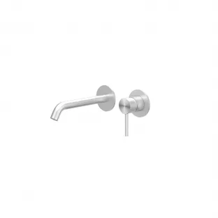 IVY Concord washbasin mix tap - finish - 2-hole wall mounting - brushed stainless steel 316 - built-in - cold start