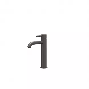 IVY Concord washbasin mix tap - M model - RVS316 brushed carbon black PVD - Surface mounted - coldstart