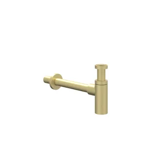 IVY - Design siphon high model - Brushed matt gold PVD