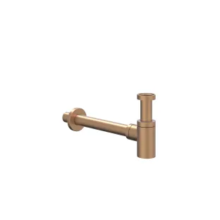 IVY - Design siphon low model - Brushed matt copper PVD