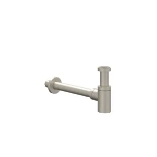 IVY - Design siphon low model - Brushed nickel PVD