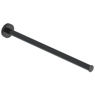 IVY - Fixed towel rack 1 lid 38cm - Black chrome PVD