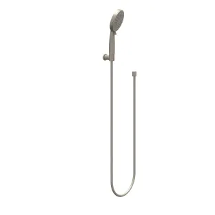 IVY hand shower set - hose 150cm - wall bracket and 3-position hand shower - Brushed nickel PVD