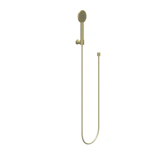 IVY hand shower set - hose 150cm - wall bracket and satin spray hand shower - Brushed matt gold PVD