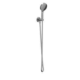 IVY hand shower set - hose 150cm - wall bracket with outlet and 3-position hand shower - Chrome