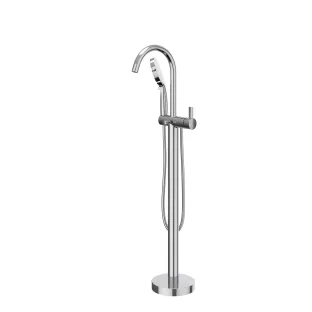 IVY - Pact - Freestanding bath mix tap - swivel spout - 3-position hand shower - Chrome