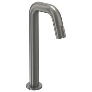 IVY Pact Fountain tap contour standing model L - Brushed metal black PVD