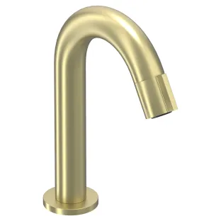 IVY Pact Fountain tap curved standing model S - Brushed matt gold PVD