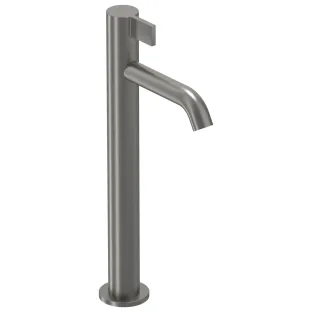 IVY Pact Fountain tap standing model L - Brushed metal black PVD