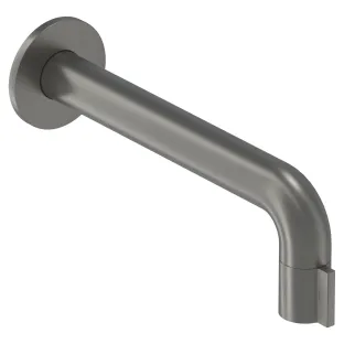 IVY Pact Fountain tap wall model 1/2" connection, shortenable - Brushed metal black PVD