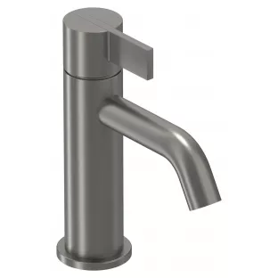 IVY Pact washbasin mix tap - S model - Brushed metal black PVD - Surface mounted - coldstart