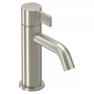 IVY Pact washbasin mix tap - S model - Brushed nickel PVD - Surface mounted - coldstart