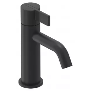 IVY Pact washbasin mix tap - S model - Matt black PED - Surface mounted - coldstart