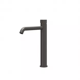 IVY Tribe washbasin mix tap - L model - RVS316 brushed carbon black PVD - Surface mounted - coldstart