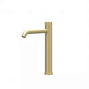 IVY Tribe washbasin mix tap - L model - RVS316 brushed matt gold PVD - Surface mounted - coldstart