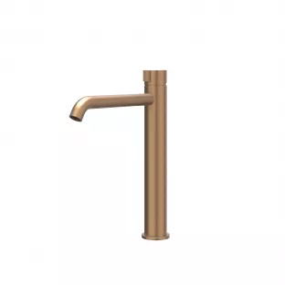 IVY Tribe washbasin mix tap - L model - RVS316 brushed matt copper PVD - Surface mounted - coldstart