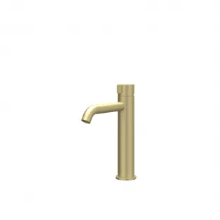 IVY Tribe washbasin mix tap - M model - RVS316 brushed matt gold PVD - Surface mounted - coldstart