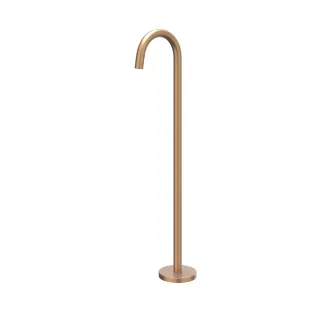 IVY - Freestanding bath spout 1/2" - Brushed matt copper PVD