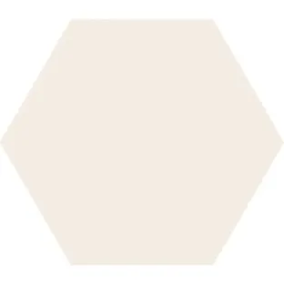 Vloertegel en wandtegel - Hexagon Vodevil Decor Ivory - 17,5x17,5 cm - 9 mm dik