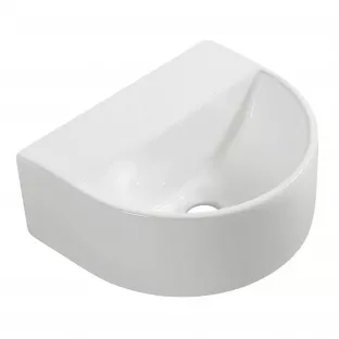 Lara toiletfontein - Zonder kraangat - 30x25x12 cm - Keramiek glans wit