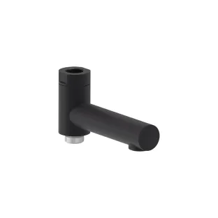 MAY Bath spout with diverter for rain shower set - 1/2" connection - Matt black PED