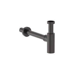 MAY Design siphon - Brushed carbon black PVD