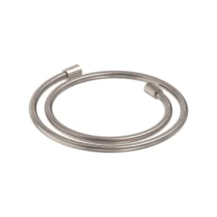 MAY Shower hose Smooth 125 cm - Brushed nickel PVD