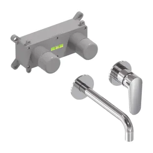 MAY Forma built-in washbasin mixer tap - including built-in box - Chrome