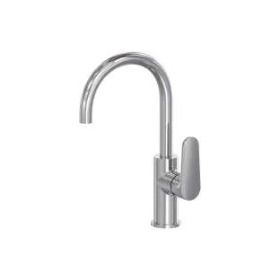 MAY Forma surface-mounted washbasin mixer - Swivel spout - Chrome