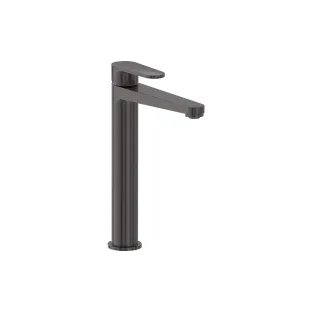 MAY Forma surface-mounted washbasin mixer - Model L - Brushed carbon black PVD