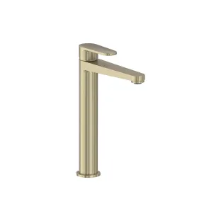 MAY Forma surface-mounted washbasin mixer - Model L - Brushed matt gold PVD