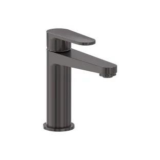 MAY Forma surface-mounted washbasin mixer - Model S - Brushed carbon black PVD