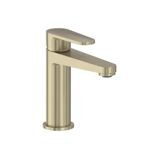 MAY Forma surface-mounted washbasin mixer - Model S - Brushed matt gold PVD