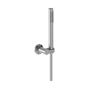 MAY Hand shower set with adjustable wall bracket - shower hose 125 cm - rod hand shower - Chrome