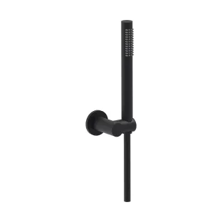 MAY Hand shower set with adjustable wall bracket - shower hose 125 cm - rod hand shower - Matt black PED