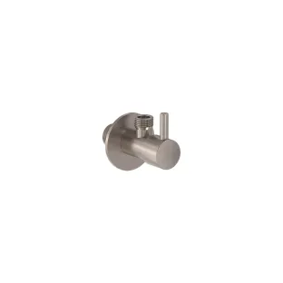 MAY Angle stop valve - Brushed nickel PVD