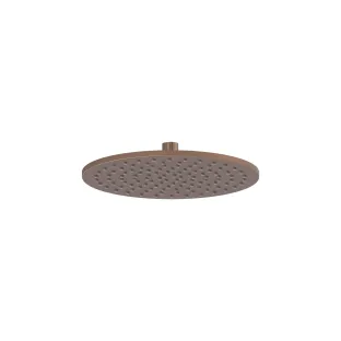 MAY Overhead shower medium 25 cm - Brushed matt copper PVD