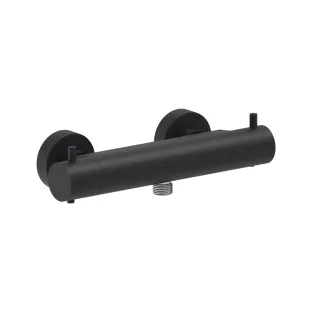 MAY Surface-mounted shower thermostat tap - Matt black PED